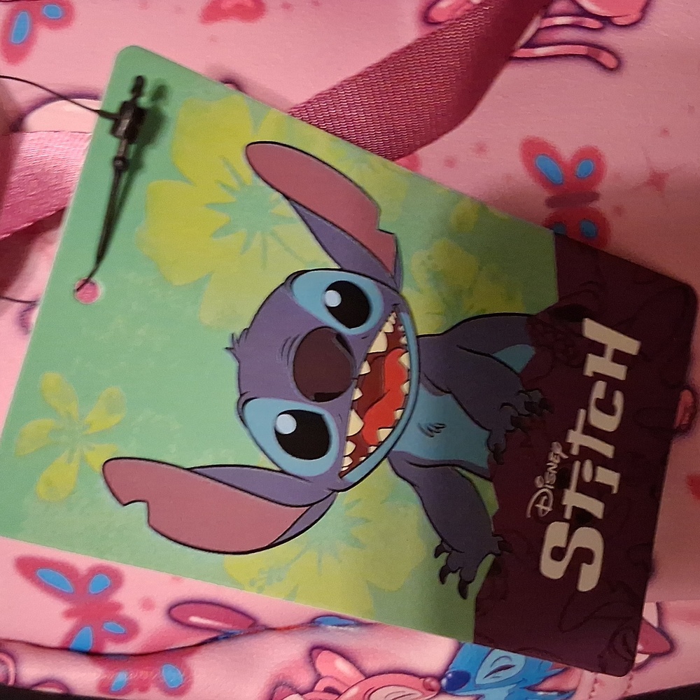 Disney Stitch Pink Kids Backpack - Picture 12 of 13